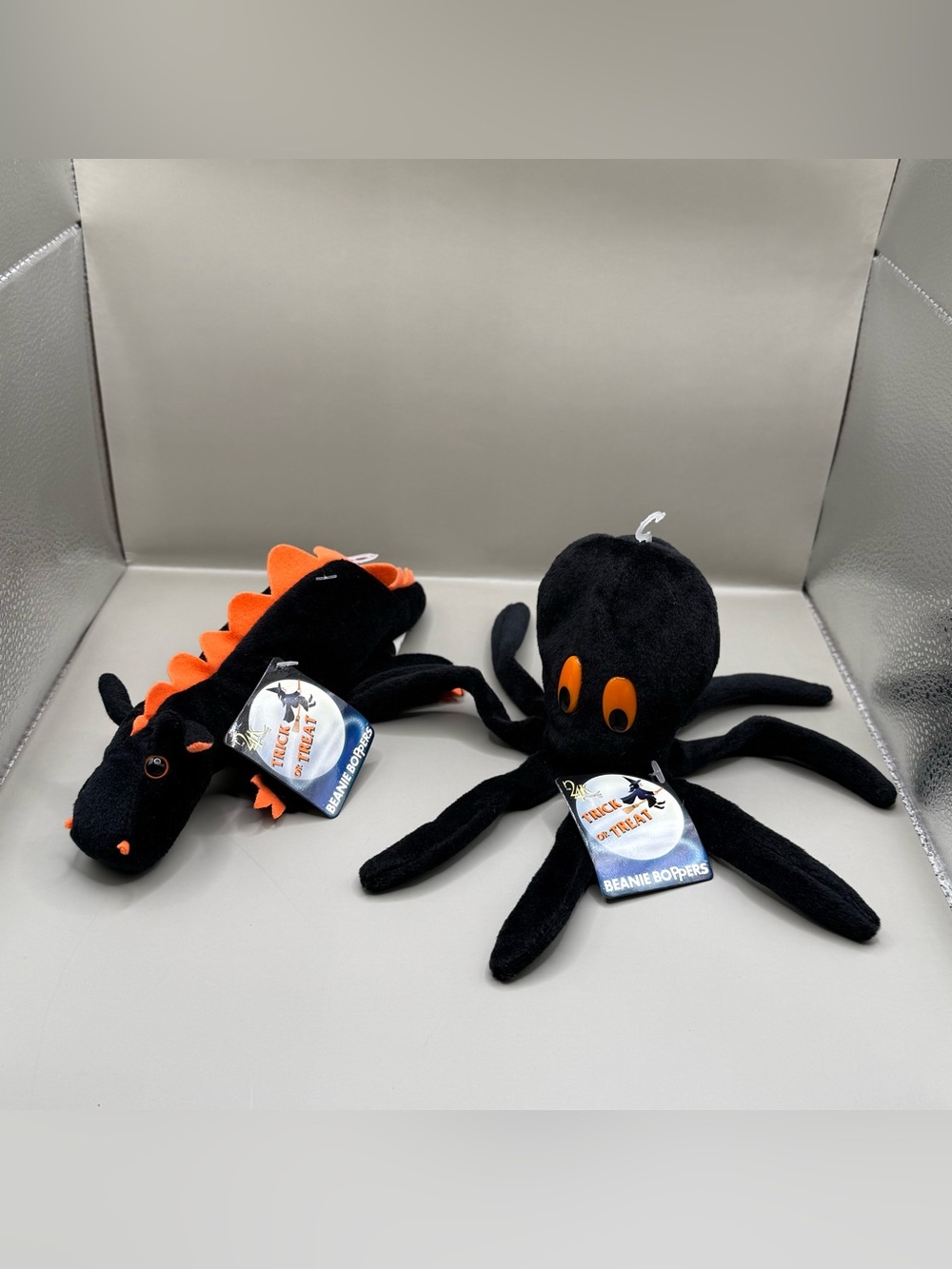 NWT Vintage 24K Special Effects Halloween Beanie Boppers Plush Lot